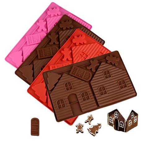 gingerbread house silicone mold